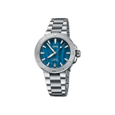 Montre Oris Aquis Date Bleu Petrole